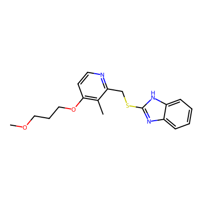 Chemical structure of Rabeprazole Sulfide