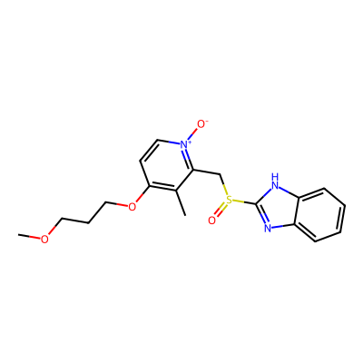 Chemical structure of Rabeprazole Related Compound B