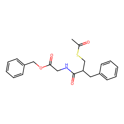 Chemical structure of Racecadotril