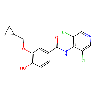 Chemical structure of Roflumilast USP Related Compound A