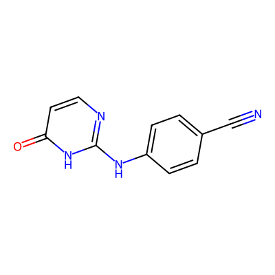 Chemical structure of Rilpivirine Hydroxy Impurity