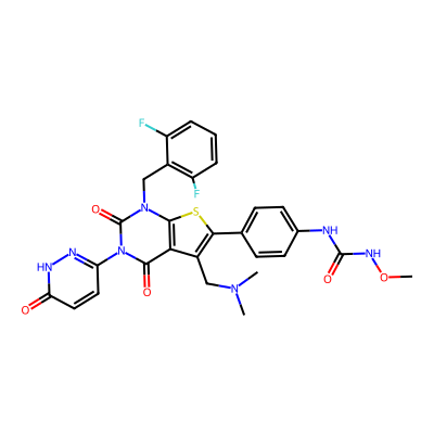 Chemical structure of Relugolix Impurity A