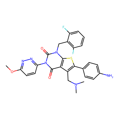 Chemical structure of Relugolix Impurity B