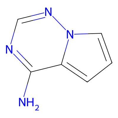 Chemical structure of Pyrrolo[2,1-f][1,2,4]triazin-4-amine (Remdesivir Impurity)