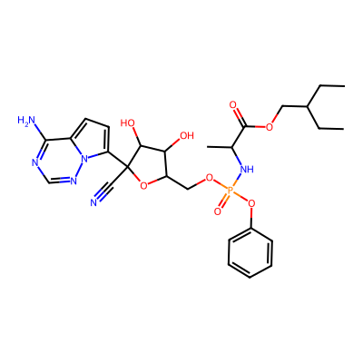 Chemical structure of Remdesivir Diastereomer/Diastereomer-1