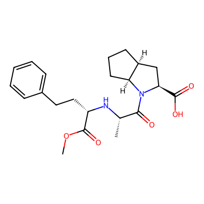 Chemical structure of Ramipril Related compound A