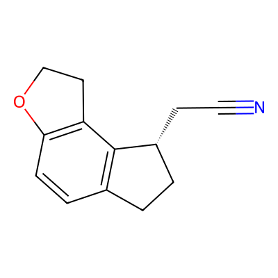 Chemical structure of Ramelteon Acetonitrile Impurity