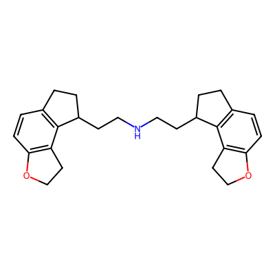 Chemical structure of Ramelteon Dimer Amine