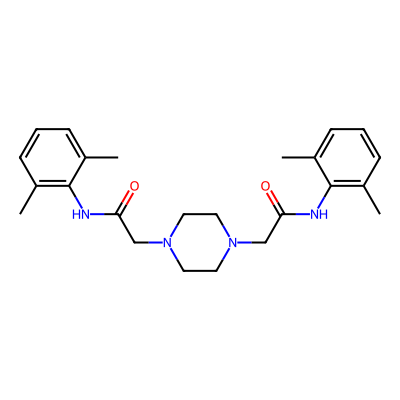 Chemical structure of Ranolazine Related Compound D (Impurity D)