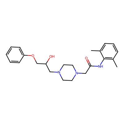 Chemical structure of Ranolazine Related Compound B