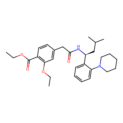 Chemical structure of Repaglinide EP Impurity D