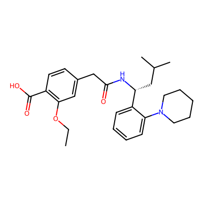 Chemical structure of Repaglinide EP Impurity E