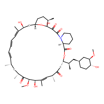 Chemical structure of 7-O-Demethyl Rapamycin