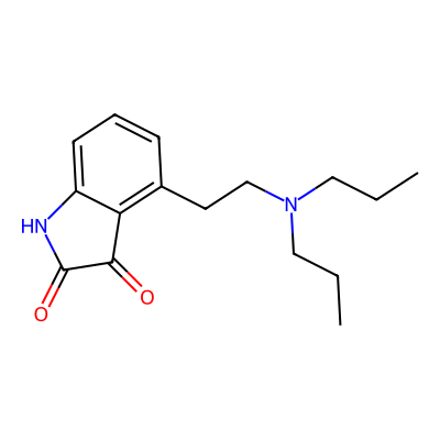 Chemical structure of Ropinirole - Impurity A (Freebase)