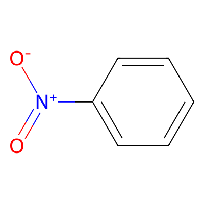 Chemical structure of Nitrobenzene