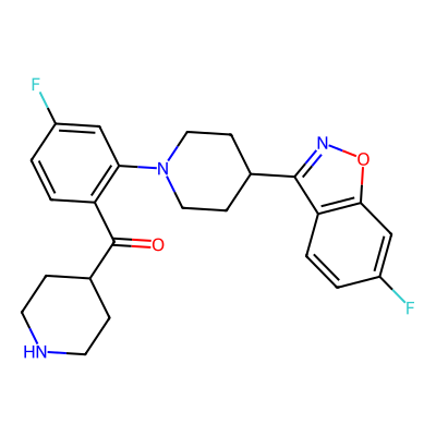 Chemical structure of Risperidone Piperidine Impurity