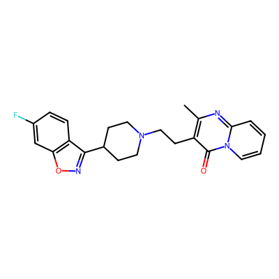 Chemical structure of Risperidone 5,6,7,8-Tetradehydro Impurity