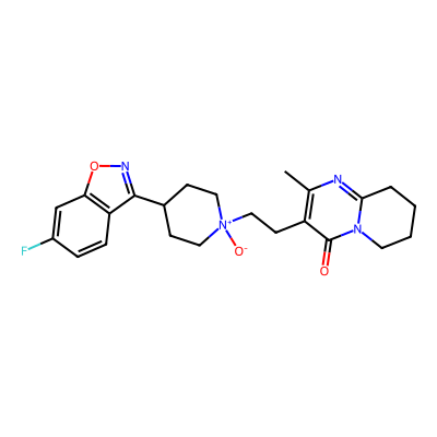 Chemical structure of Risperidone cis-N-oxide