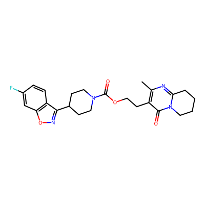 Chemical structure of Risperidone EP impurity F