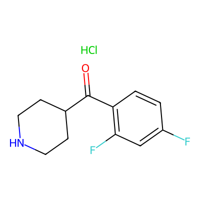 Chemical structure of Risperidone Difluorobenzoyl Impurity