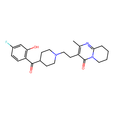 Chemical structure of Resperidone Related Compound G
