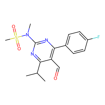 Chemical structure of Rosuvastatin Formyl Impurity