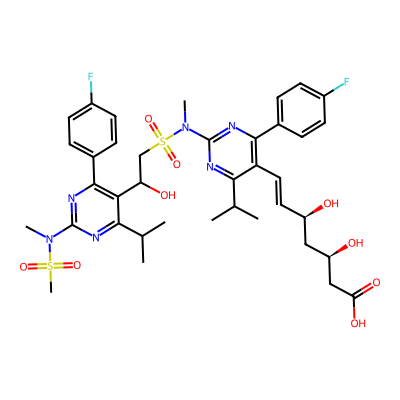 Chemical structure of Rosuvastatin EP impurity E