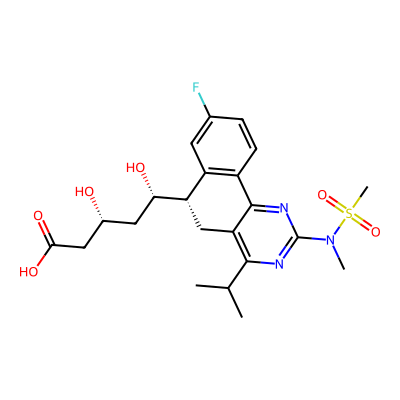 Chemical structure of Rosuvastatin (6S)-Isomer Hemicalcium Salt