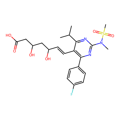 Chemical structure of Rosuvastatin Related Compound B