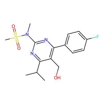 Chemical structure of Rosuvastatin-Z7