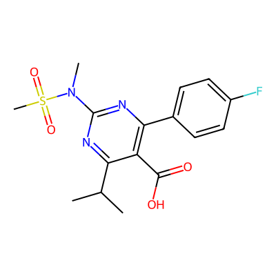Chemical structure of Rosuvastatin-RC-8