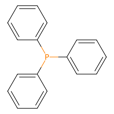 Chemical structure of Triphenylphosphine
