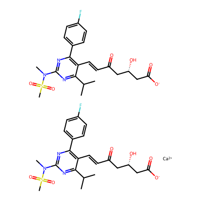 Chemical structure of Rosuvastatin EP impurity C (Calcium Salt)