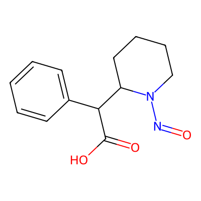 Chemical structure of N-Nitroso Ritanilic Acid Impurity