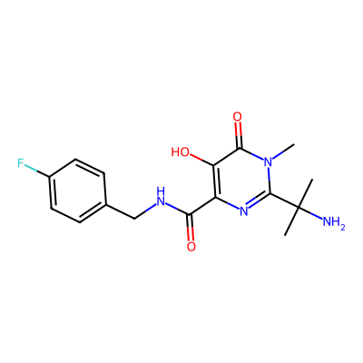 Chemical structure of Raltegravir EP Impurity A