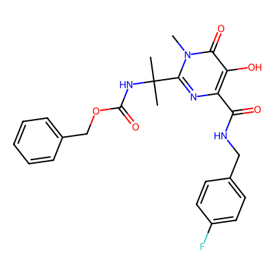 Chemical structure of Raltegravir Impurity 9