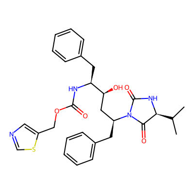 Chemical structure of Ritonavir impurity F