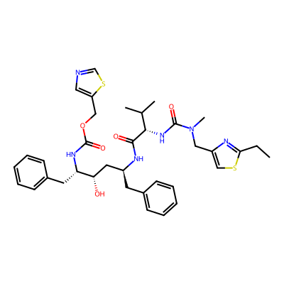 Chemical structure of Ritonavir Impurity I