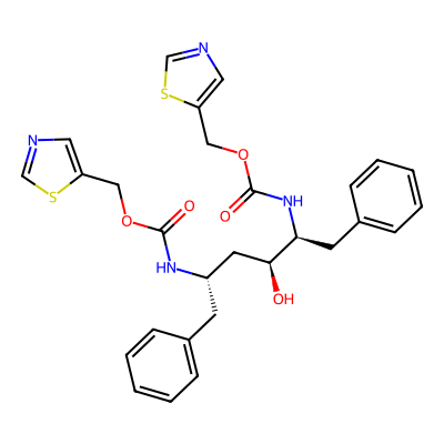Chemical structure of Ritonavir Impurity D