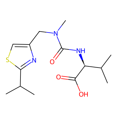 Chemical structure of Ritonavir Impurity A
