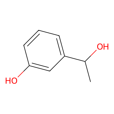 Chemical structure of 3-(1-Hydroxyethyl)phenol