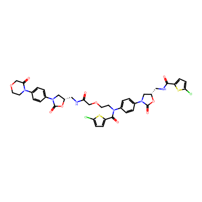 Chemical structure of Rivaroxaban Related Compound J