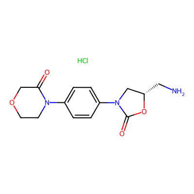 Chemical structure of Rivaroxaban Aminomethyl HCl Impurity
