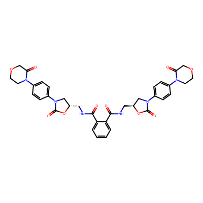 Chemical structure of Rivaroxaban Phthalamide Dimer
