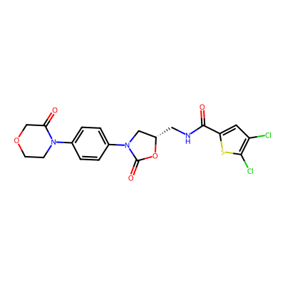 Chemical structure of Rivaroxaban Impurity H (Freebase)