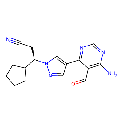 Chemical structure of Ruxolitinib Impurity 7