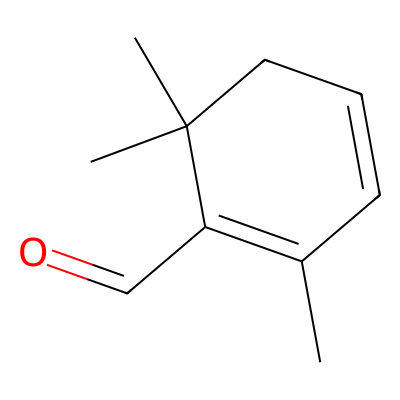 Chemical structure of Safranal