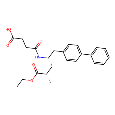 Chemical structure of Sacubitril (2S,4S) Impurity