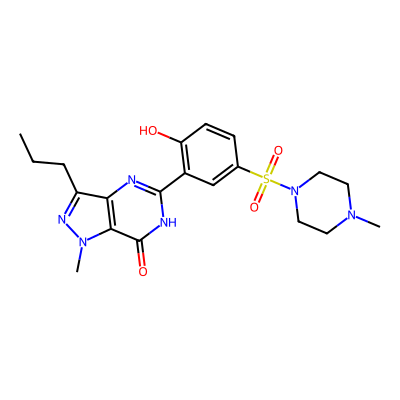 Chemical structure of Sildenafil EP impurity C