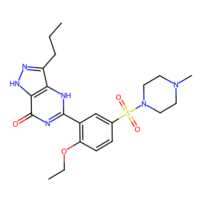 Chemical structure of Sildenafil Impurity 2